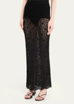 Nili LotanNika Knitted Maxi Skirt