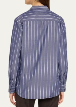 Nili LotanRaphael Classic Striped Button-Down Shirt