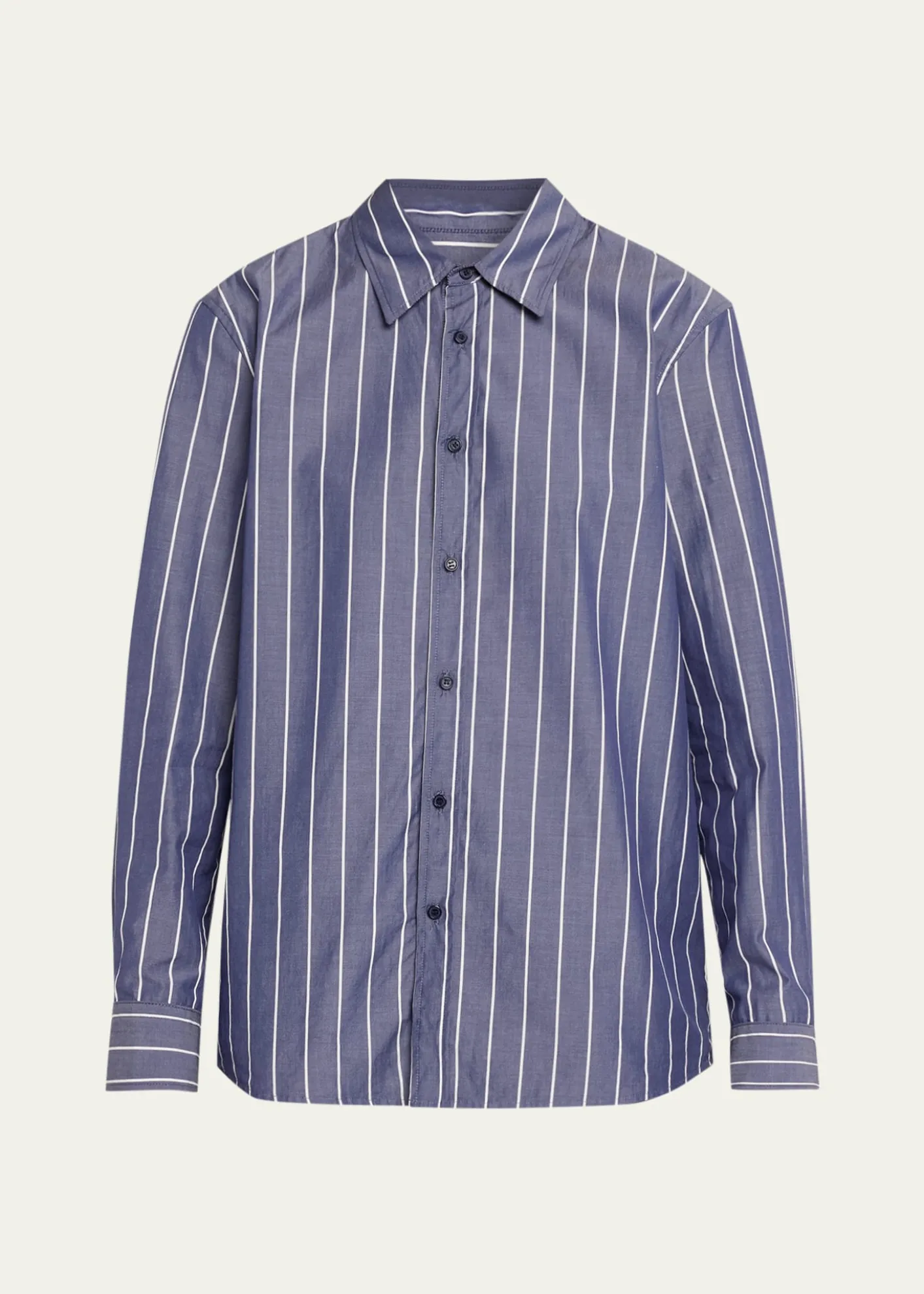 Nili LotanRaphael Classic Striped Button-Down Shirt