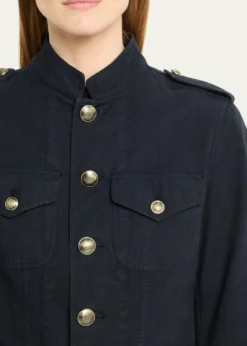 Nili LotanRaymond Cotton Twill Utility Jacket