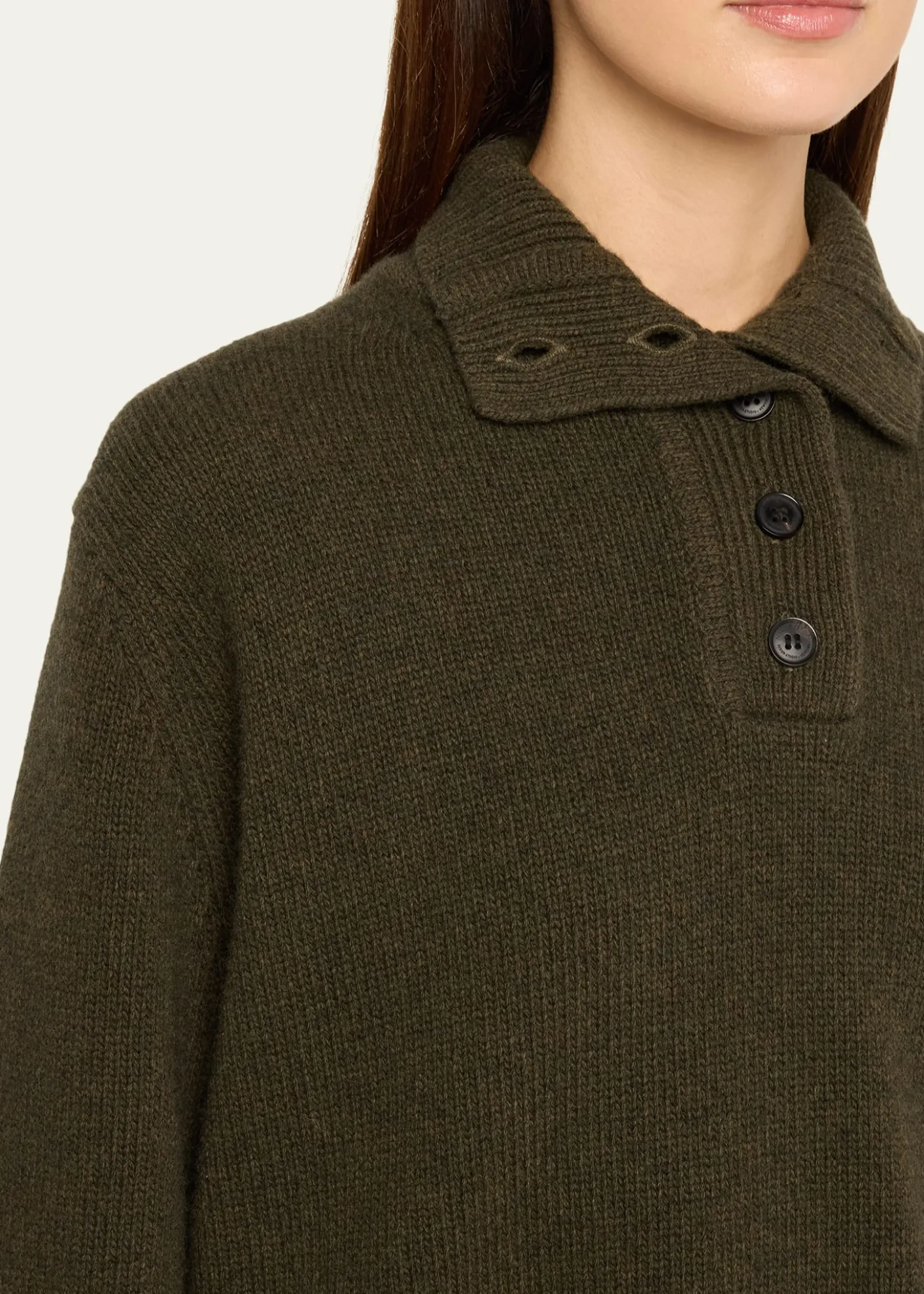Nili LotanRenata Collared Wool Sweater