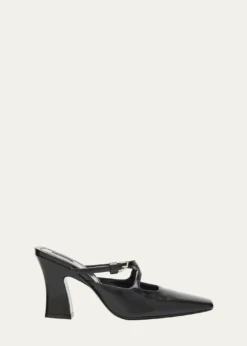 NodaletoNodstalgia Grace Leather Mule Pumps