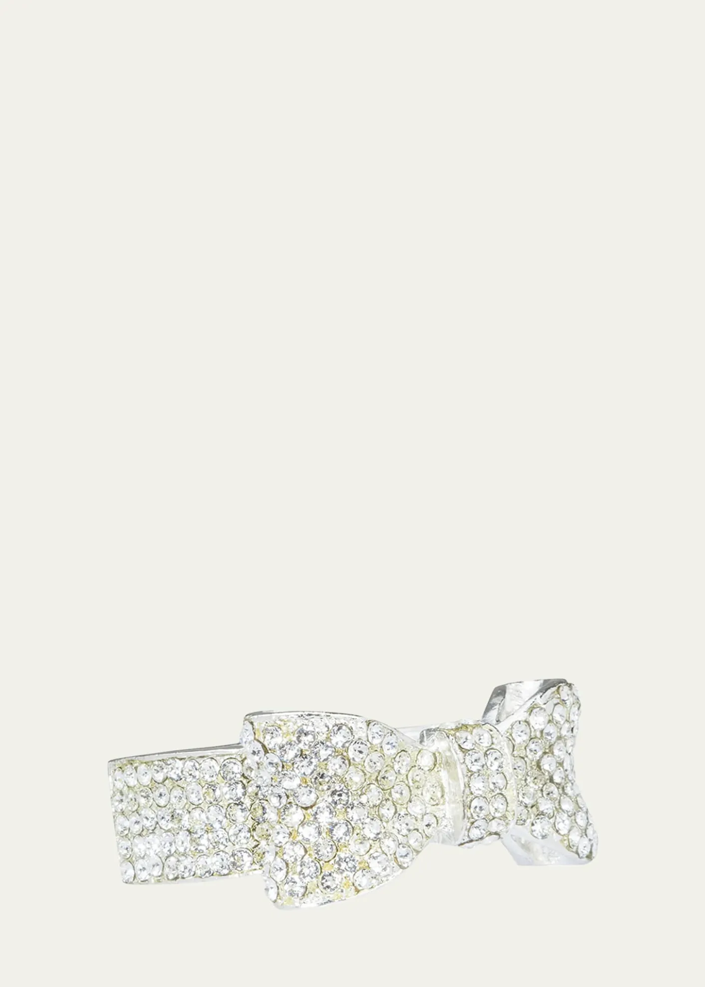 Nomi KCrystal Bow Napkin Rings, Set of 4