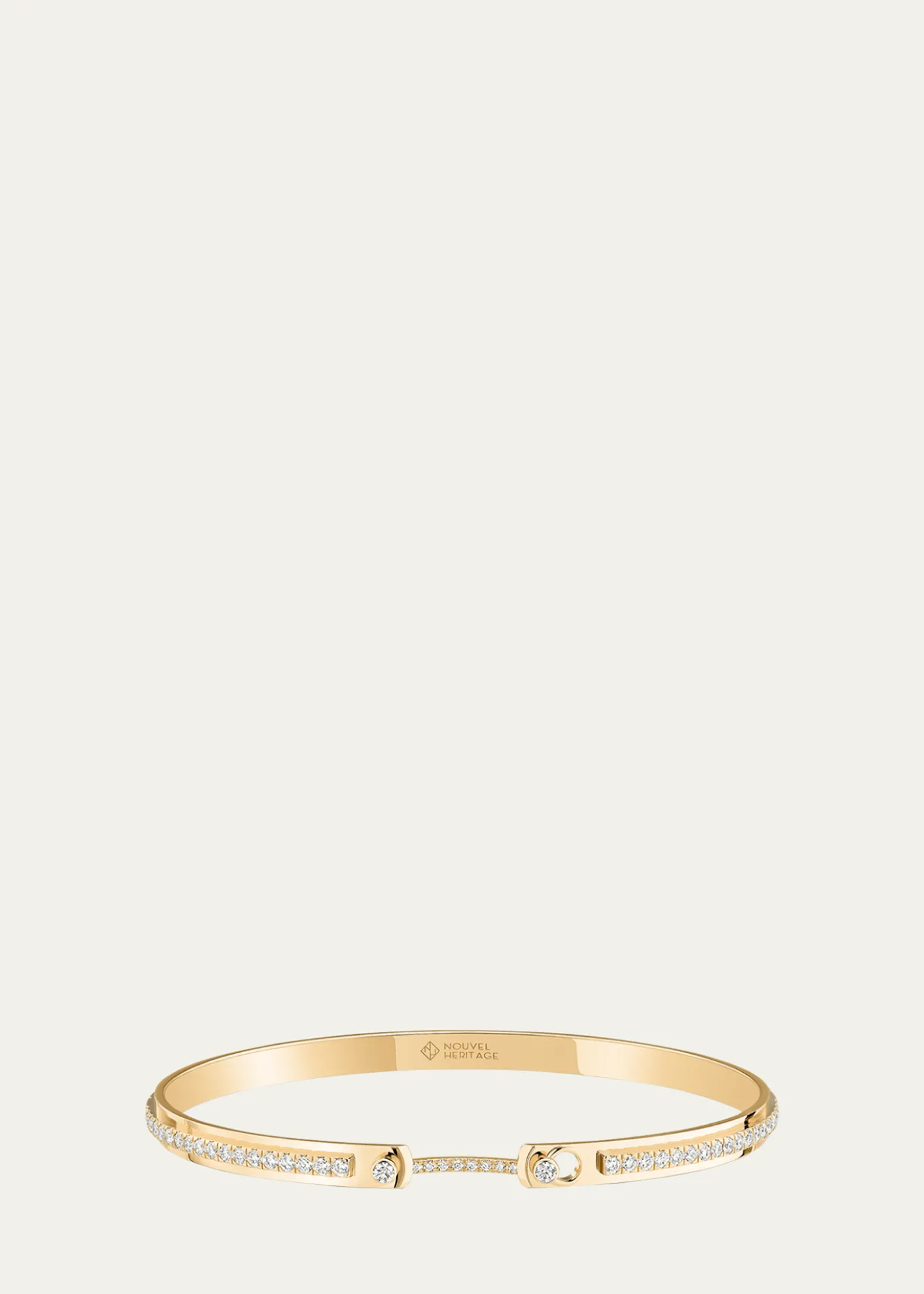 Nouvel Heritage18K Tuxedo Mood Bangle