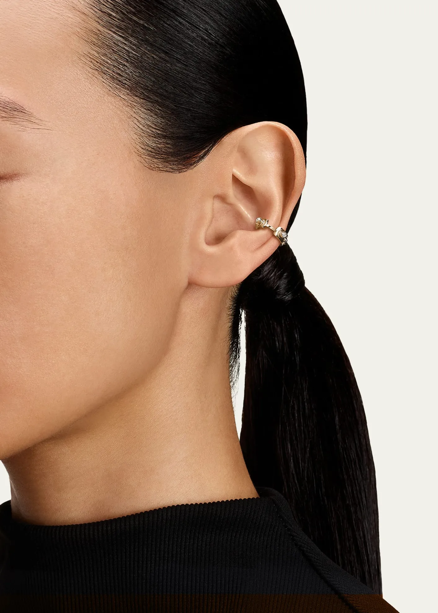 Nouvel Heritage18K Brunch in NY Ear Cuff, Single