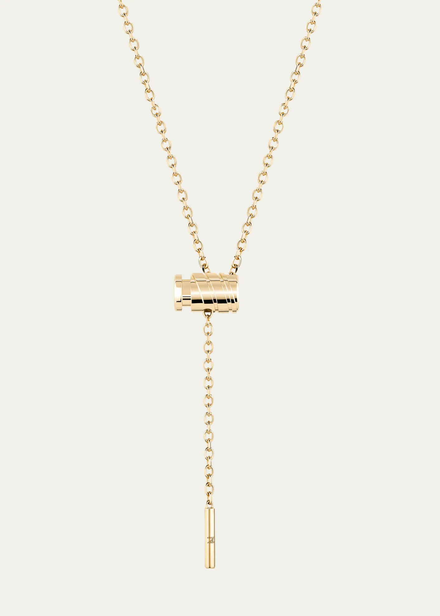 Nouvel Heritage18K Gold Mini Latch Necklace