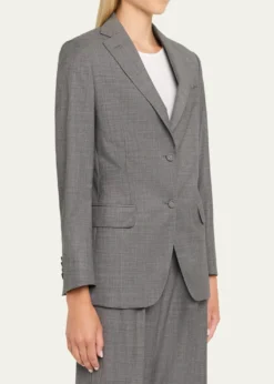 Officine GeneraleCharlene Single-Breasted Jacket