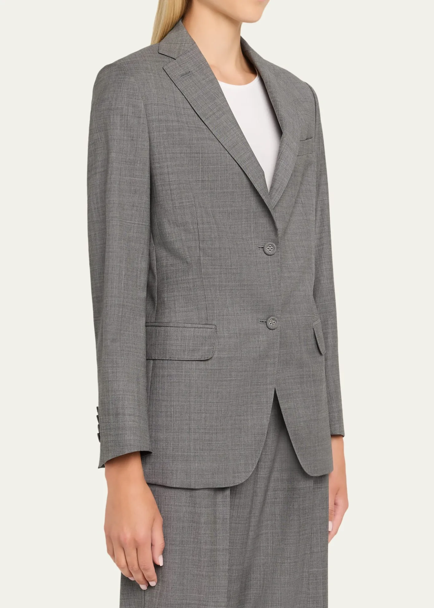 Officine GeneraleCharlene Single-Breasted Jacket