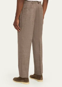 Officine GeneraleHoche Wool-Linen Tailored Pants