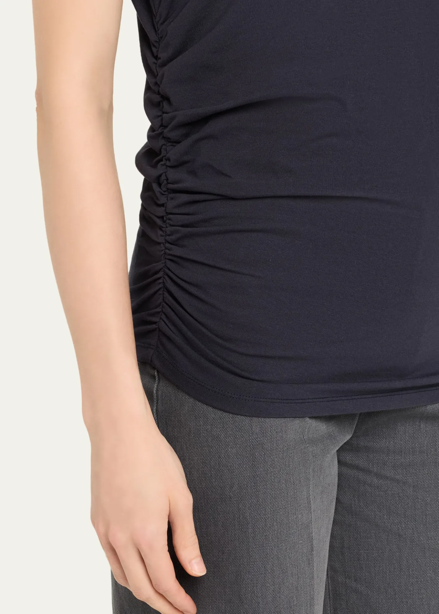 Officine GeneraleInaya Asymmetric Jersey Tee