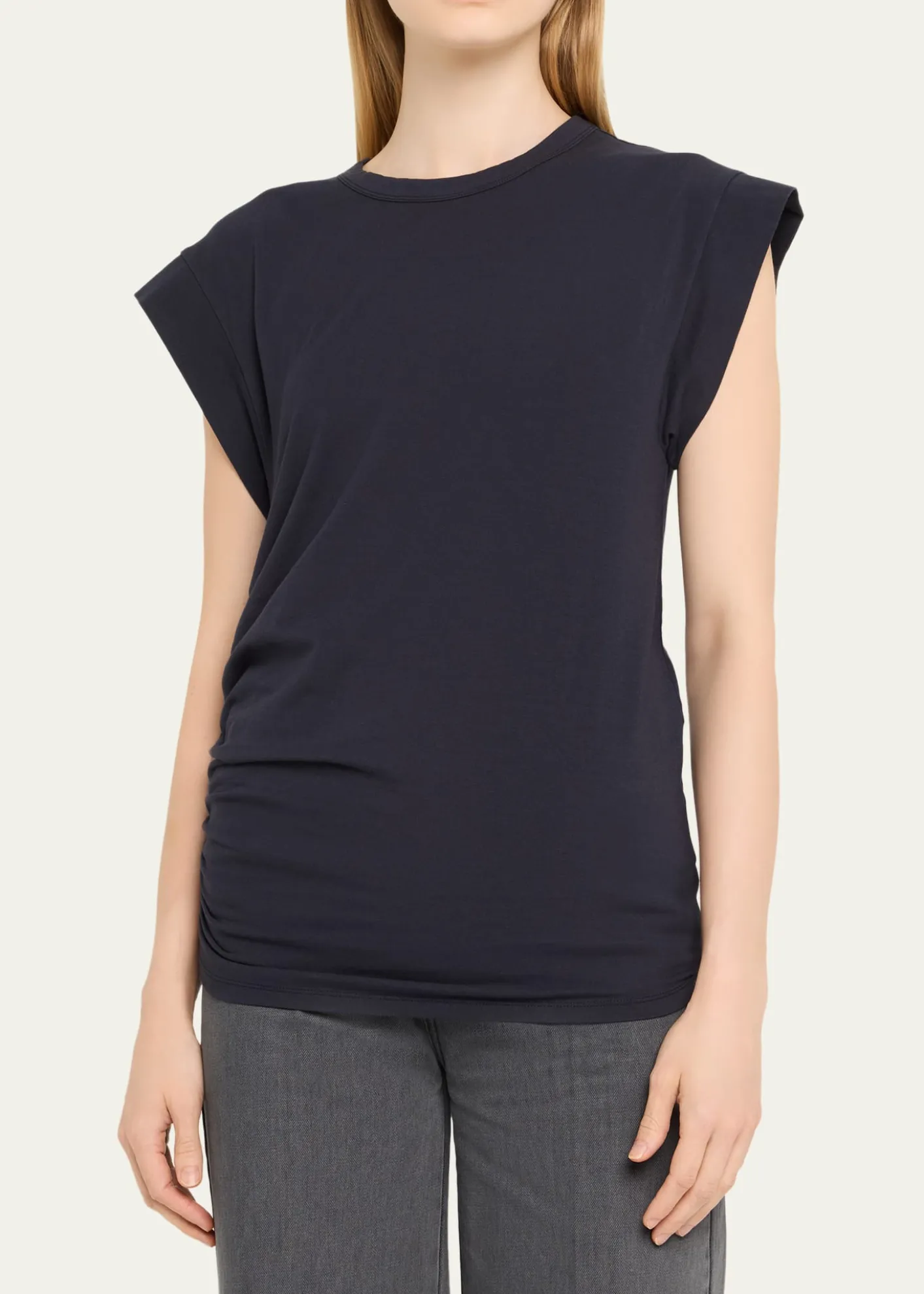 Officine GeneraleInaya Asymmetric Jersey Tee
