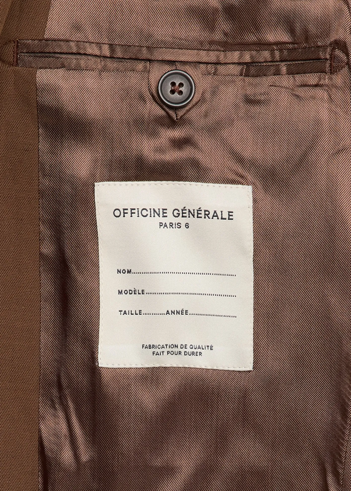 Officine GeneraleMen's Michel Relaxed Single-Breasted Jacket