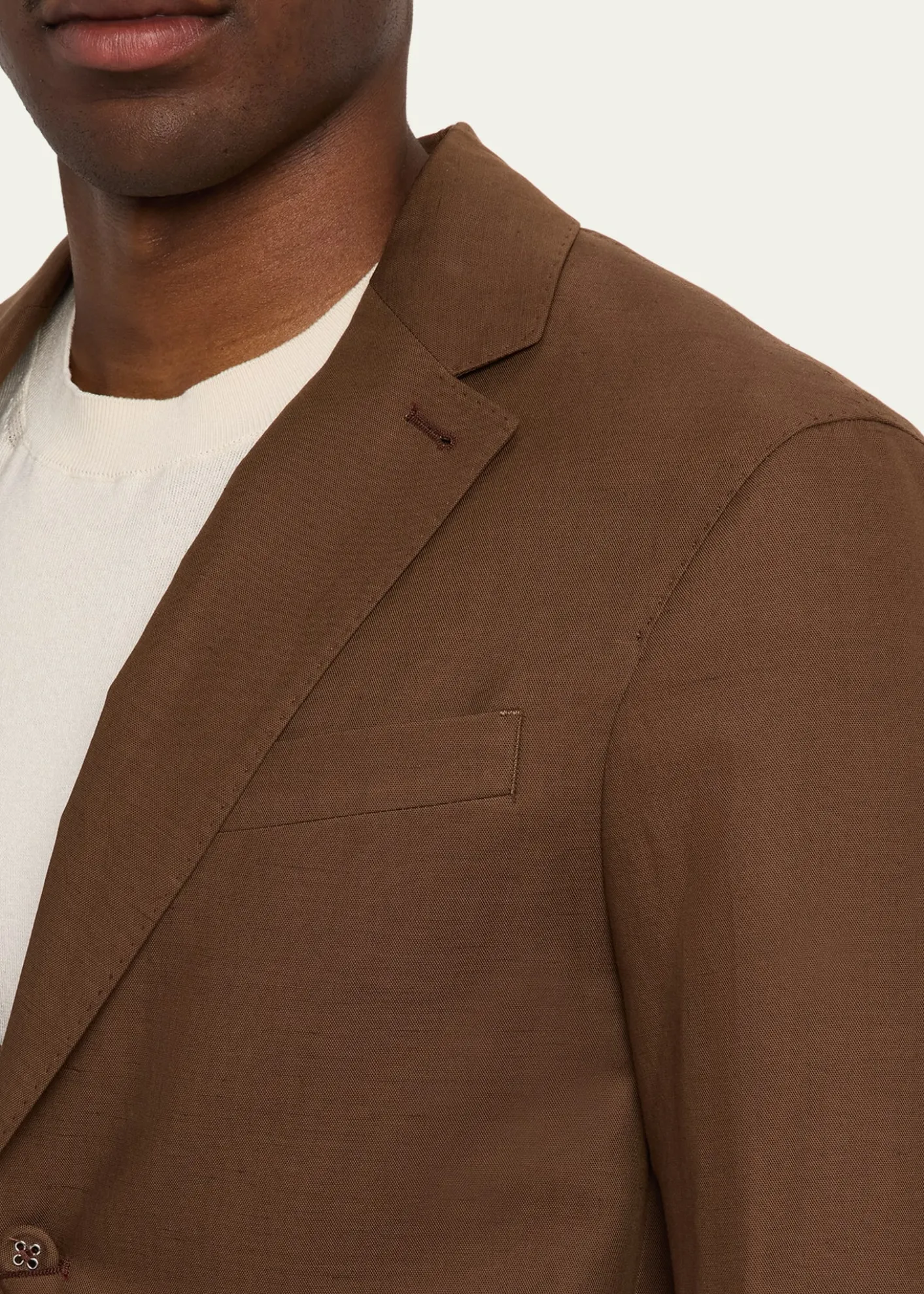Officine GeneraleMen's Michel Relaxed Single-Breasted Jacket