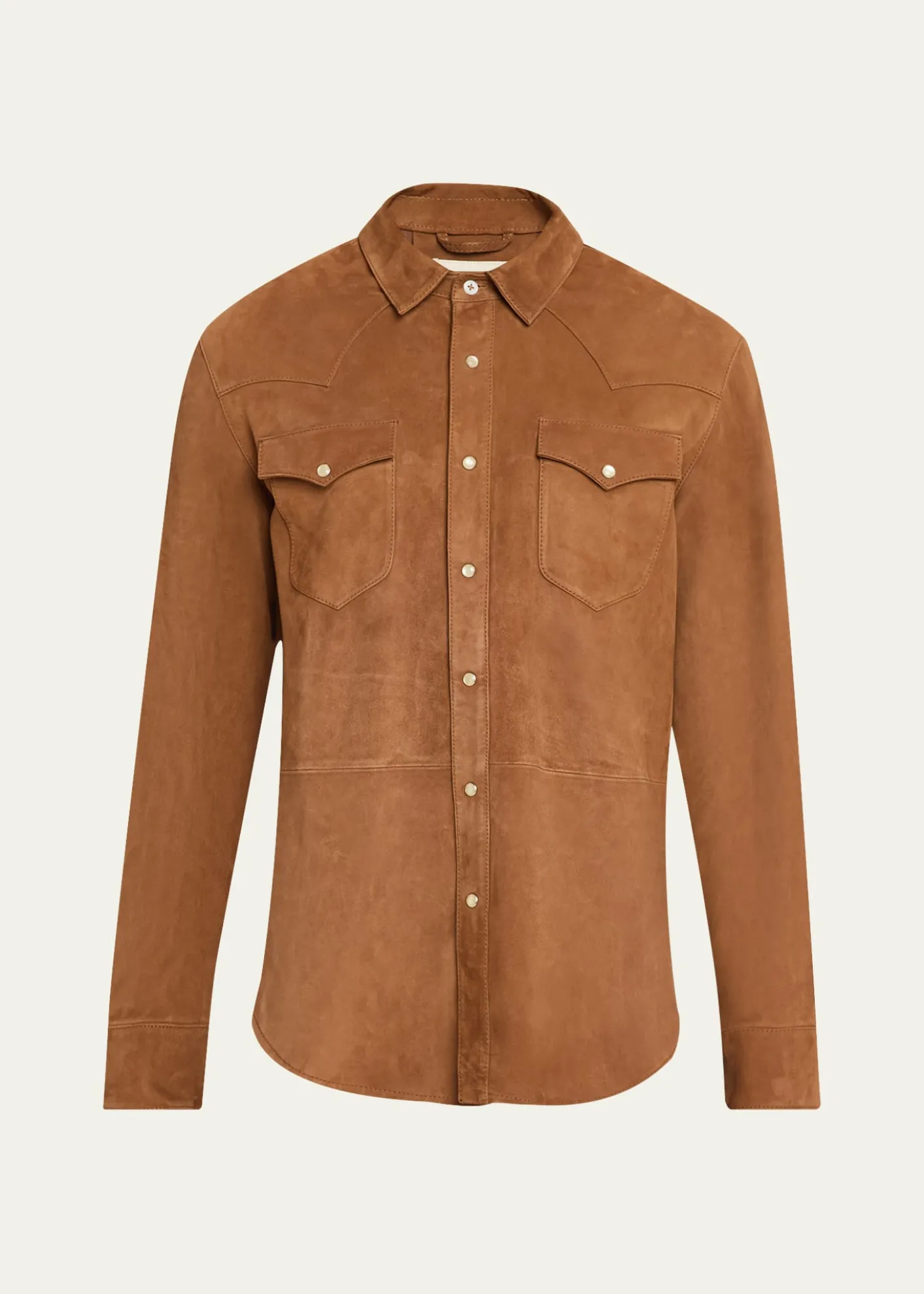Officine GeneraleMen's Suede Western Overshirt