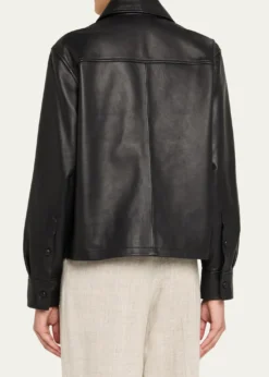 Officine GeneraleRhea Lambskin Leather Jacket