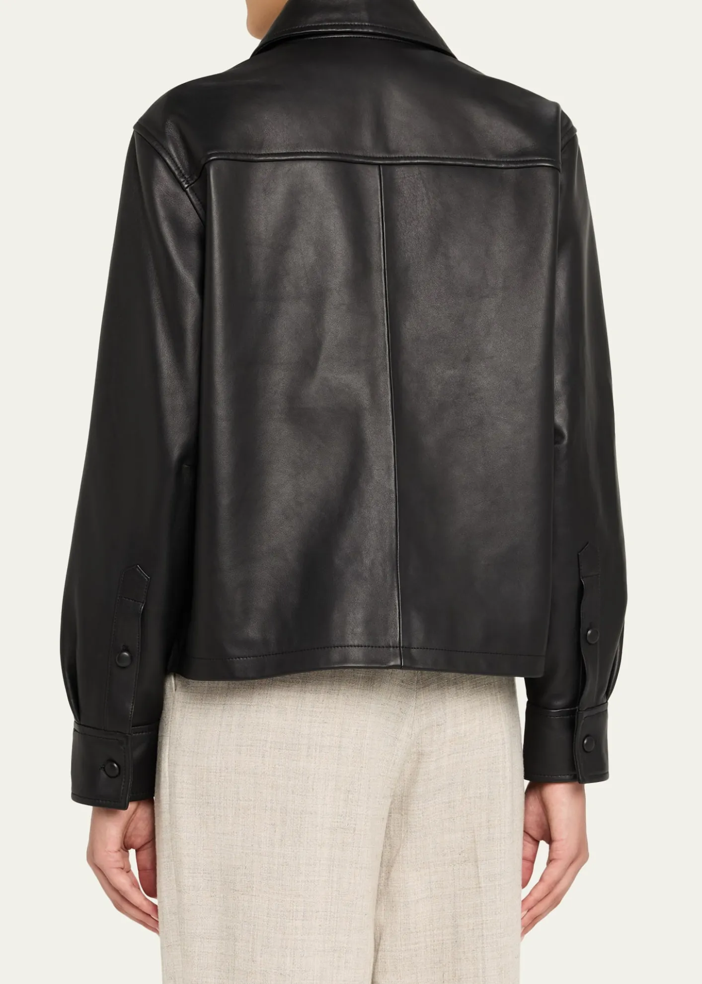 Officine GeneraleRhea Lambskin Leather Jacket