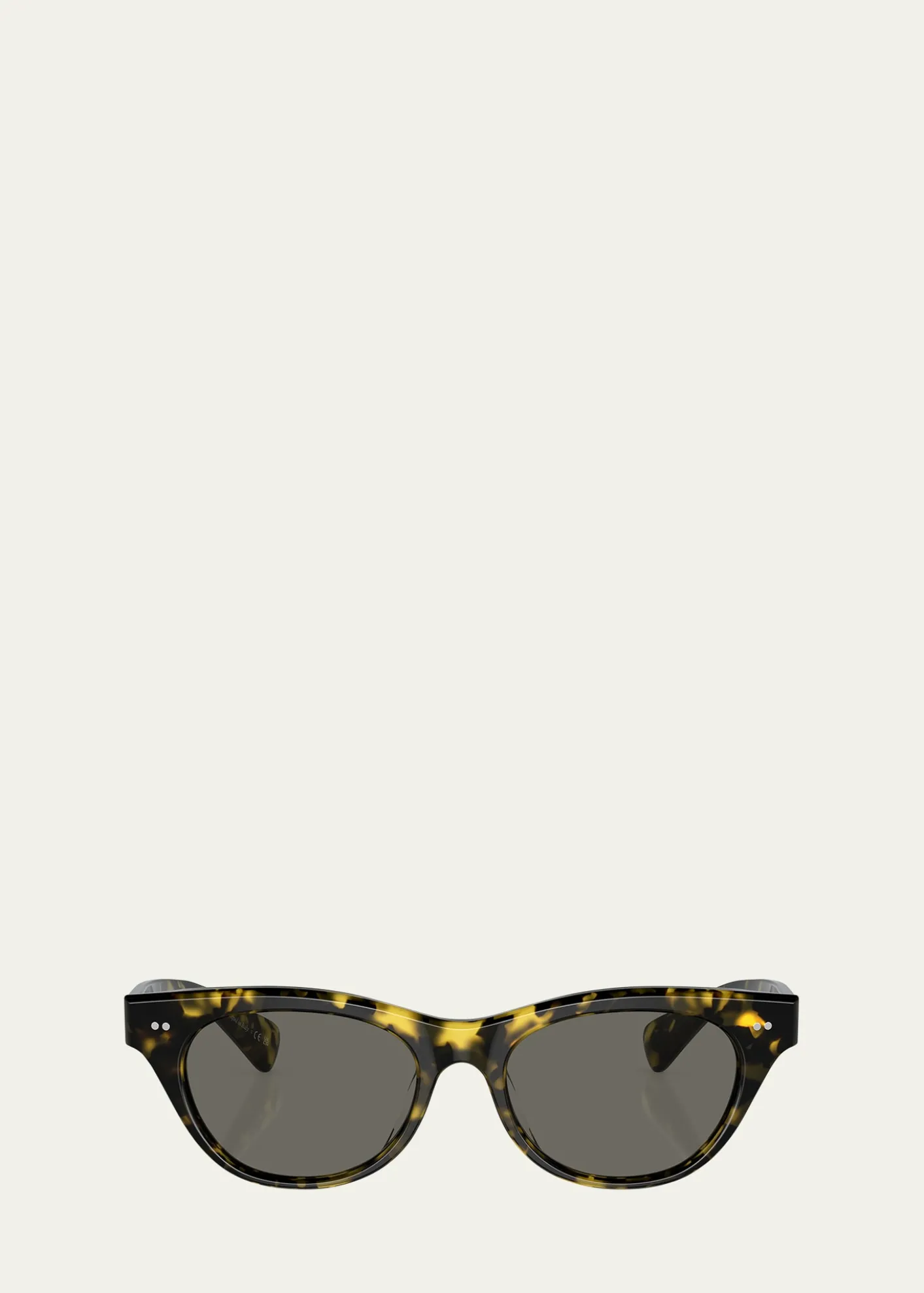 Oliver PeoplesAvelin Havana Acetate Butterfly Sunglasses