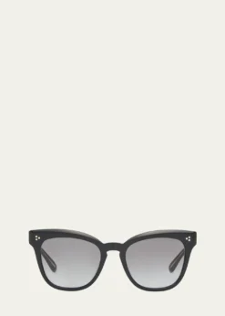 Oliver PeoplesBeveled Acetate Butterfly Sunglasses