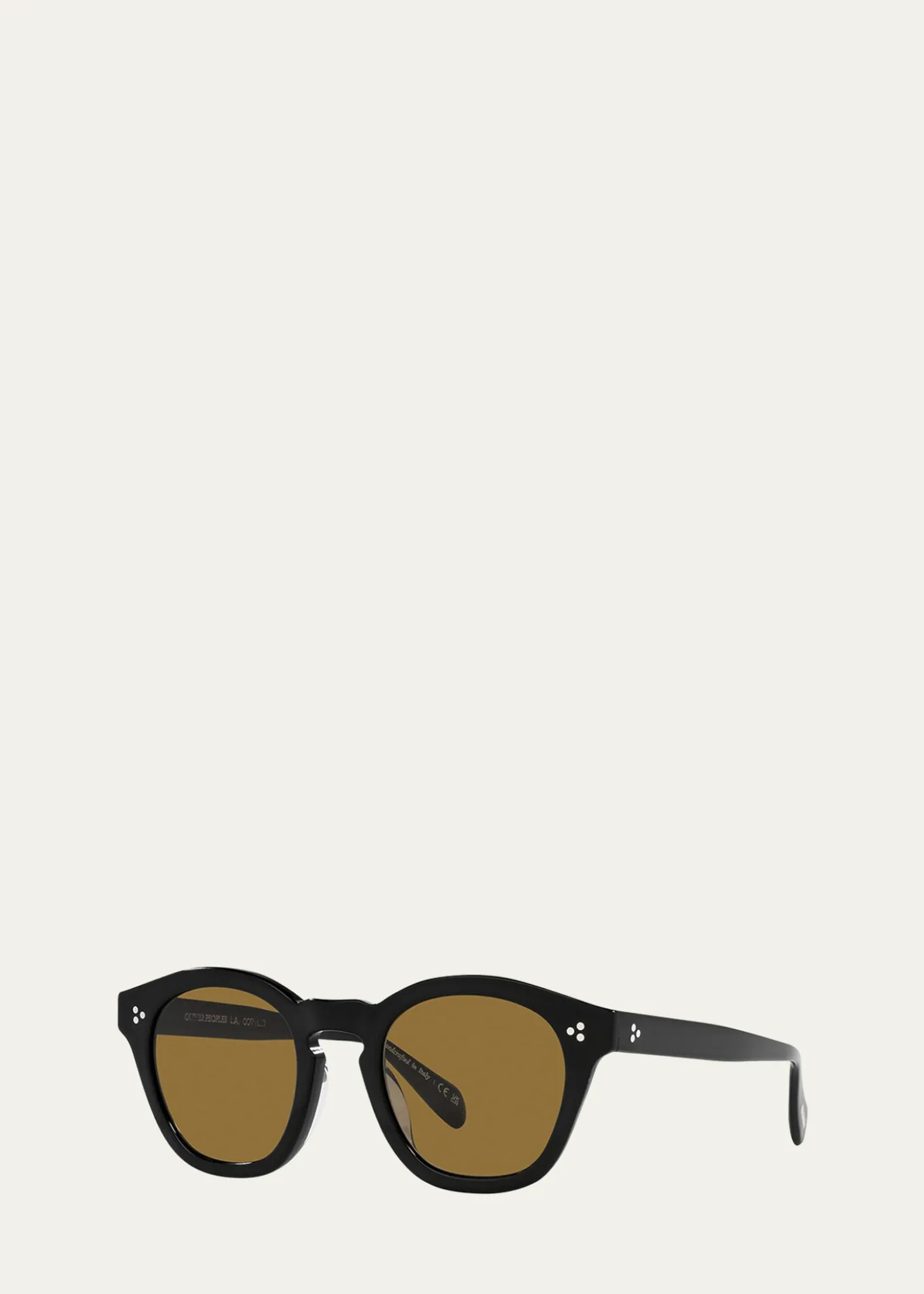 Oliver PeoplesBoudreau L.A. Round Acetate & Plastic Sunglasses