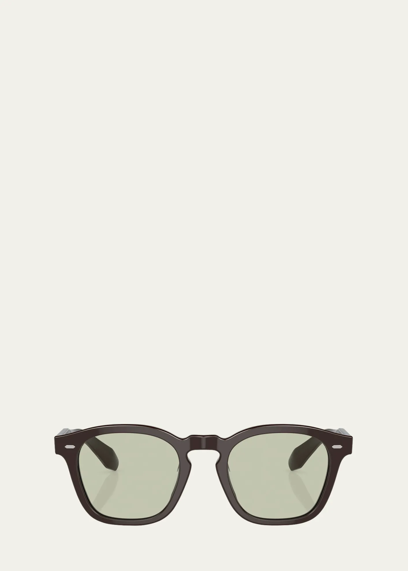Oliver PeoplesKeyhole Acetate Round Optical Glasses