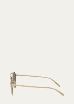 Oliver PeoplesRivetti Titanium Aviator Sunglasses
