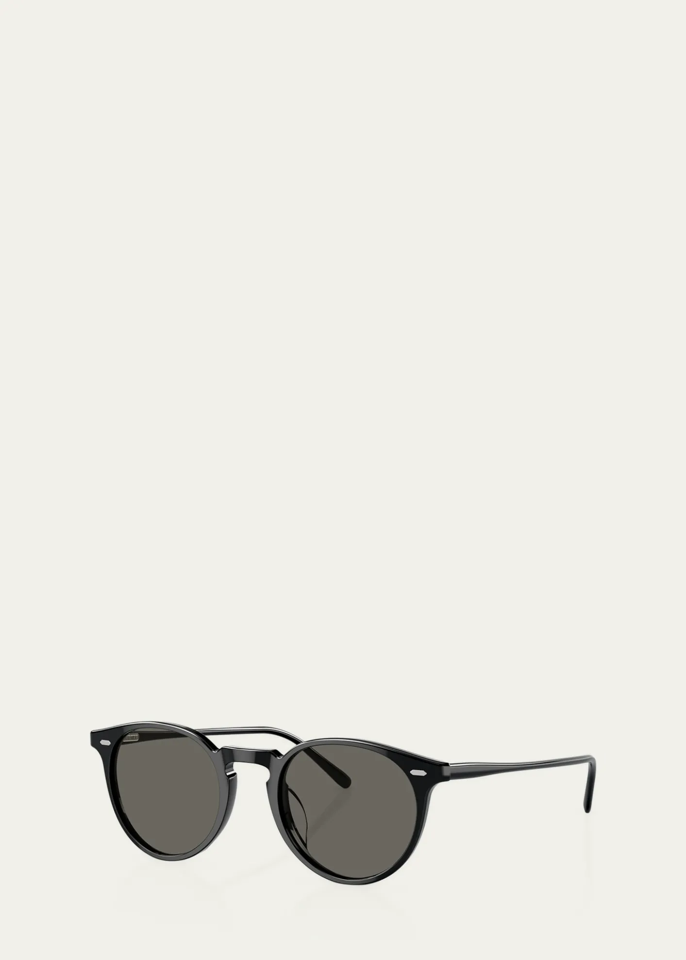 Oliver PeoplesRound Acetate Sunglasses