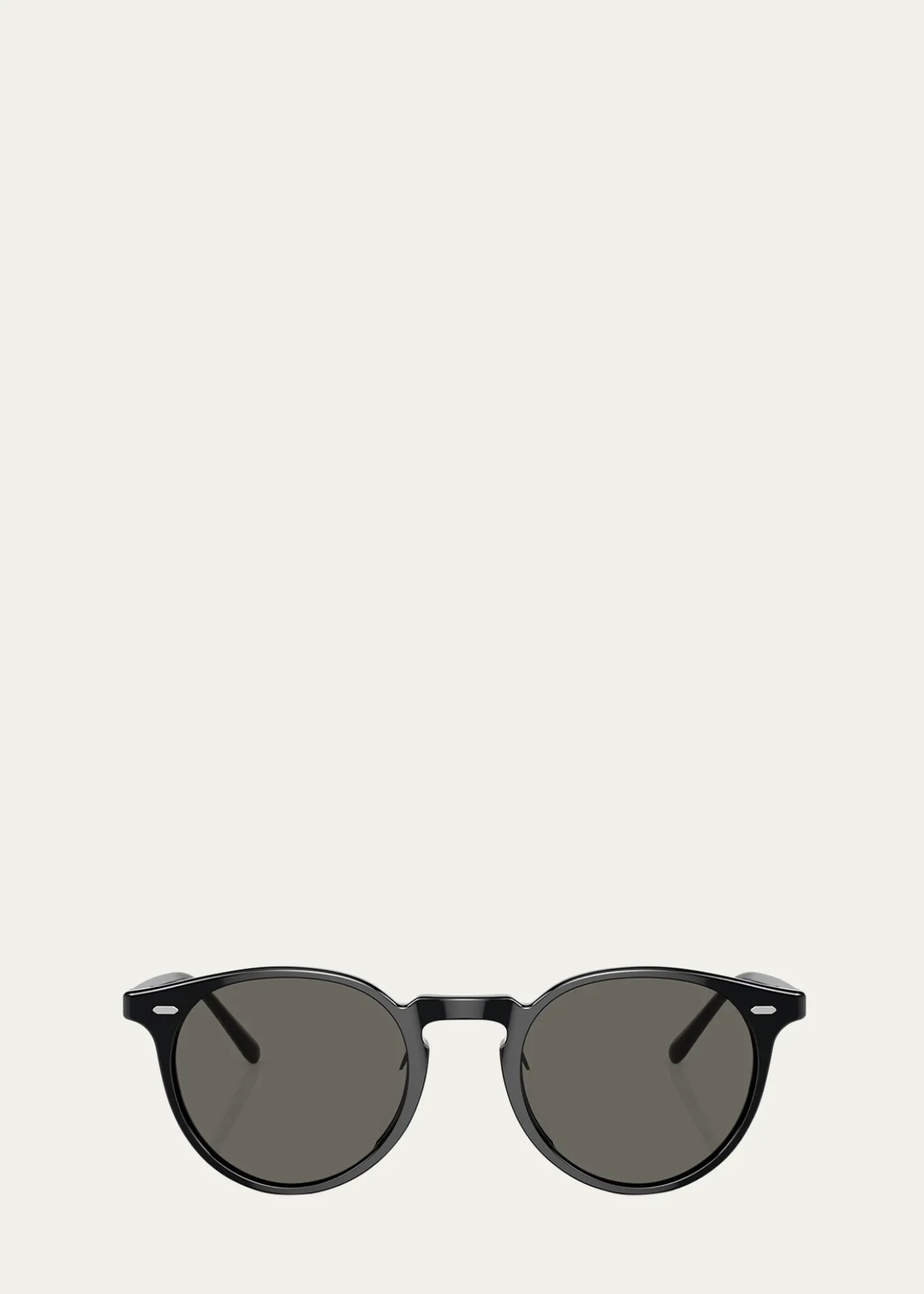 Oliver PeoplesRound Acetate Sunglasses