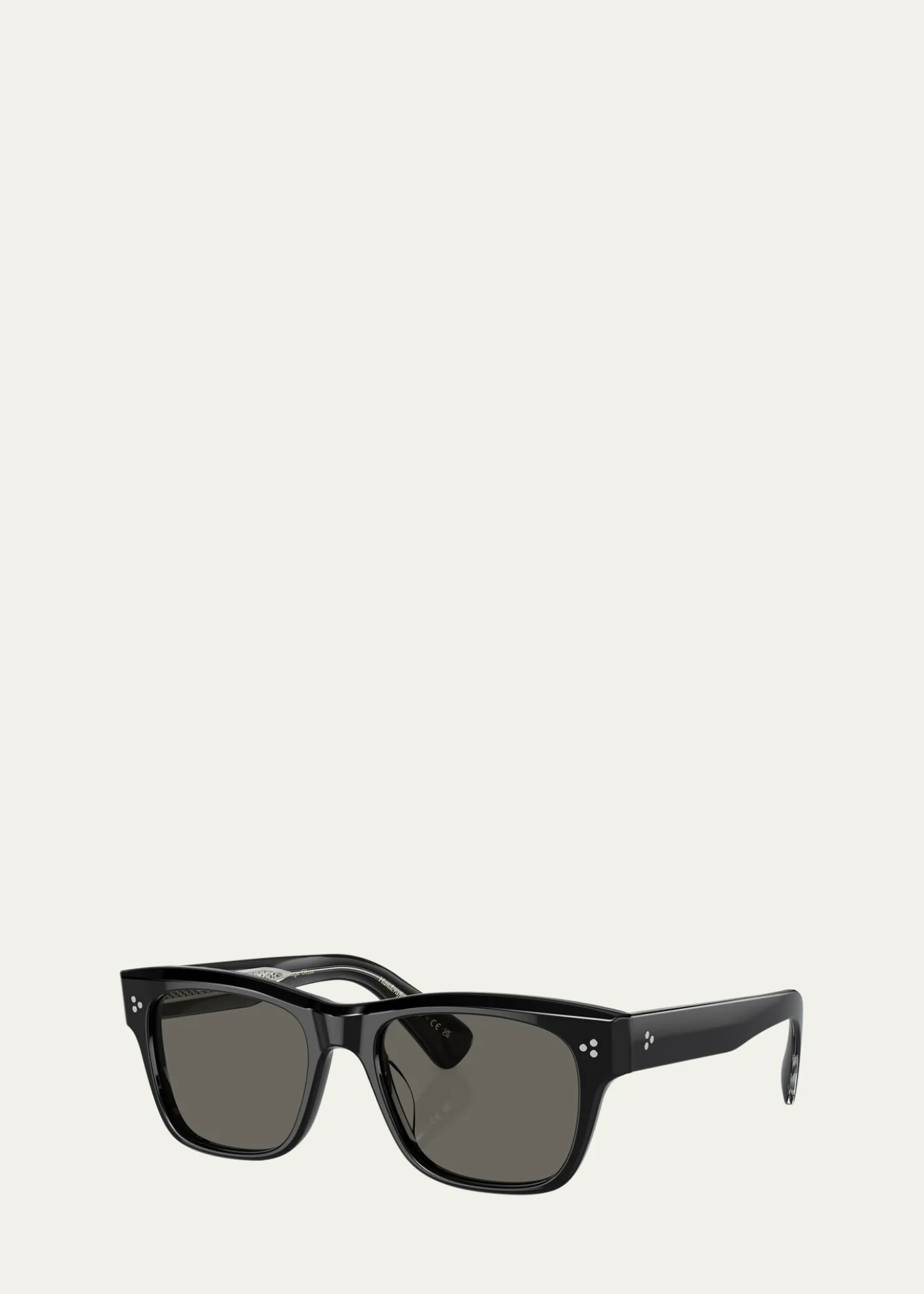 Oliver PeoplesMen's Birell Sun Acetate Rectangle Sunglasses