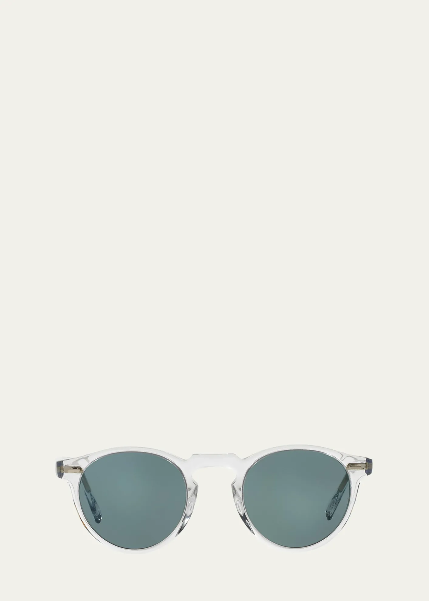 Oliver PeoplesMen's Gregory Peck 47 Round Sunglasses