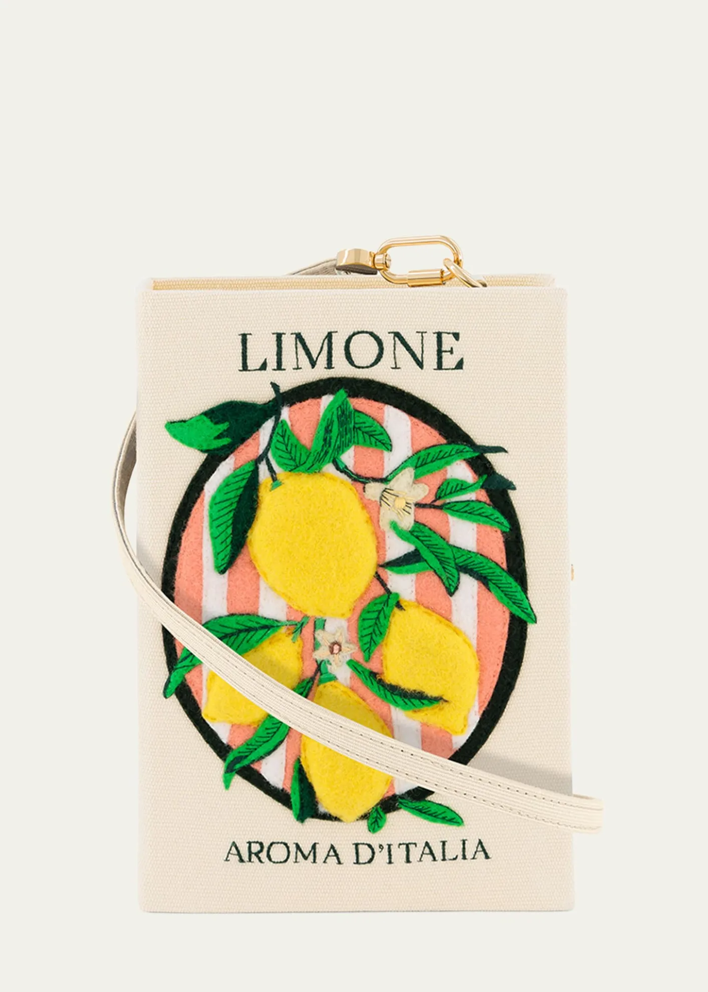 Olympia Le-TanAroma D'Italia Book Clutch Bag with Strap
