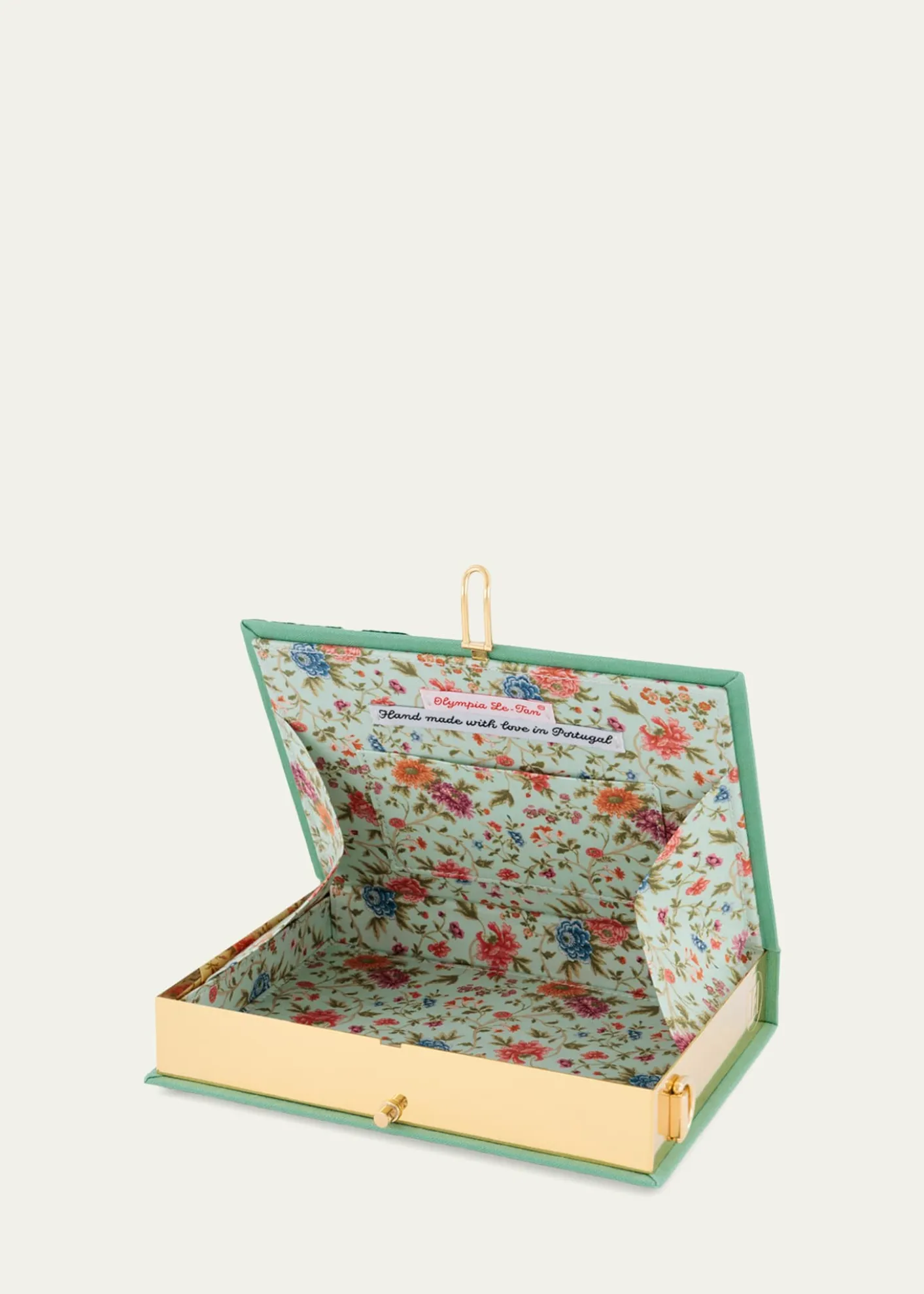 Olympia Le-TanPina Colada Book Clutch Bag with Strap