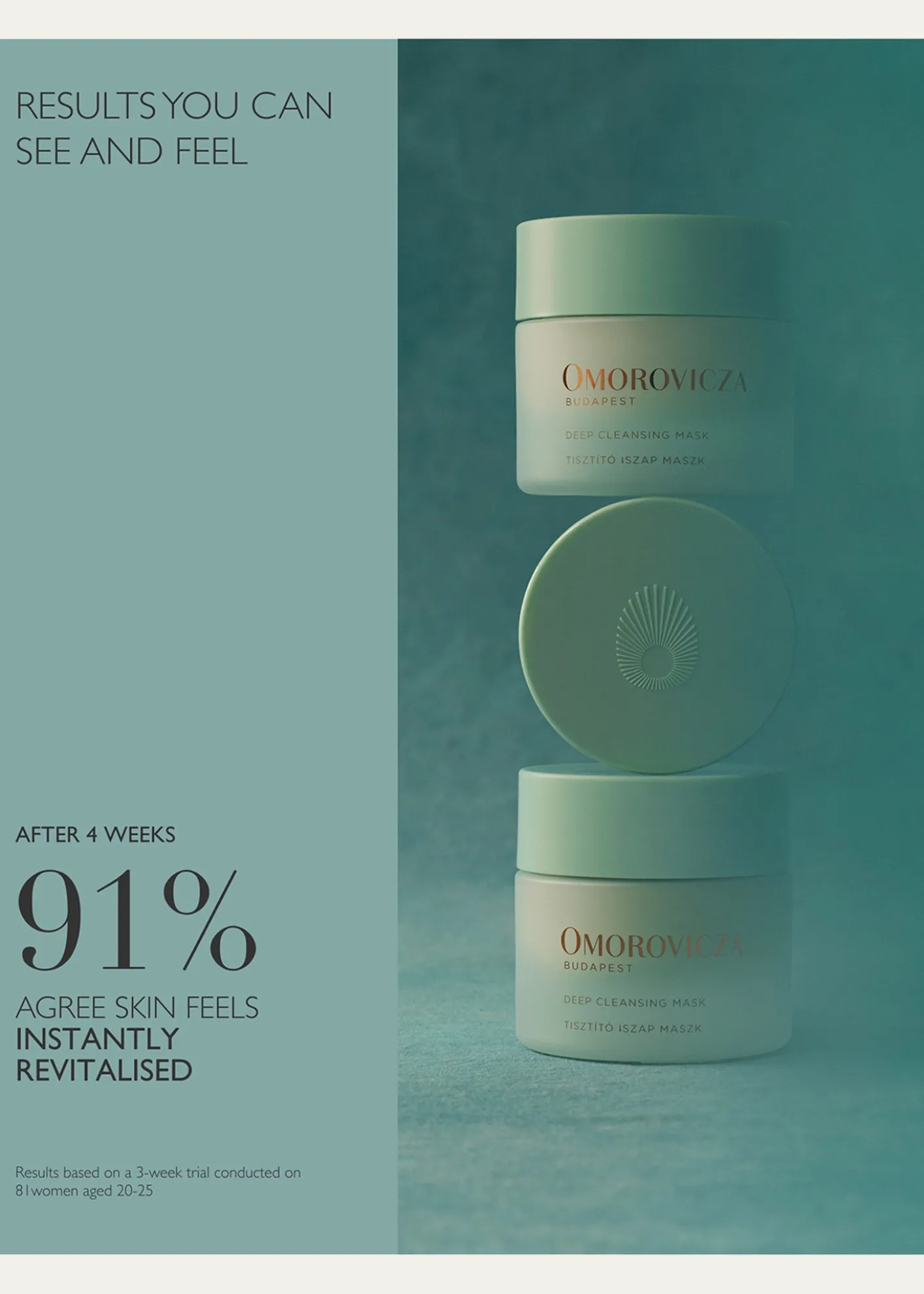 OmoroviczaDeep Cleansing Mask, 1.7 oz.