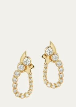 ONDYNFluorescence Earrings with Diamonds