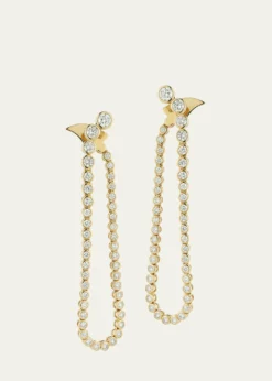ONDYNGrand Fluorescence Earrings with Diamonds