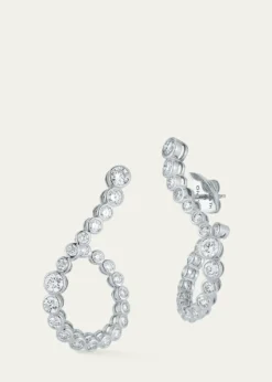 ONDYNHalo Hoop Earrings with Diamonds