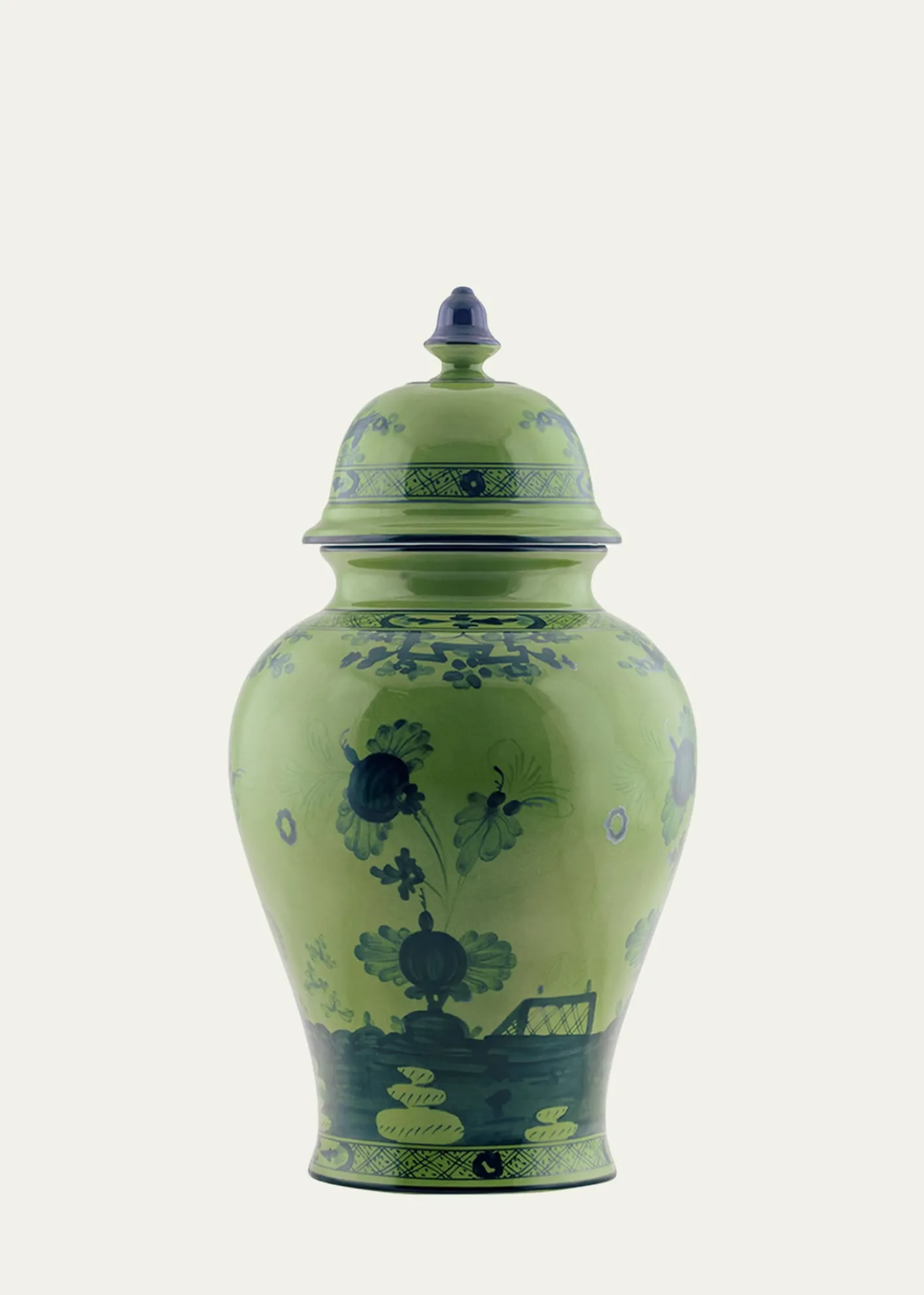 Oriente Italiano Potiche 15" Vase with Lid