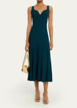 OrotonBreeze Metallic Leather Baguette Shoulder Bag