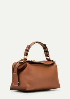 OrotonMica Mini Leather Top-Handle Bowler Bag