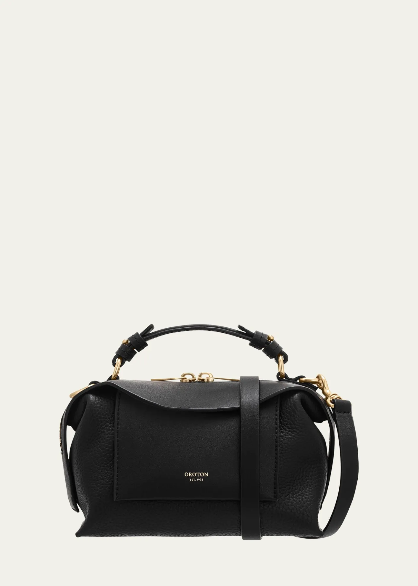 OrotonMica Mini Zip Leather Crossbody Bag