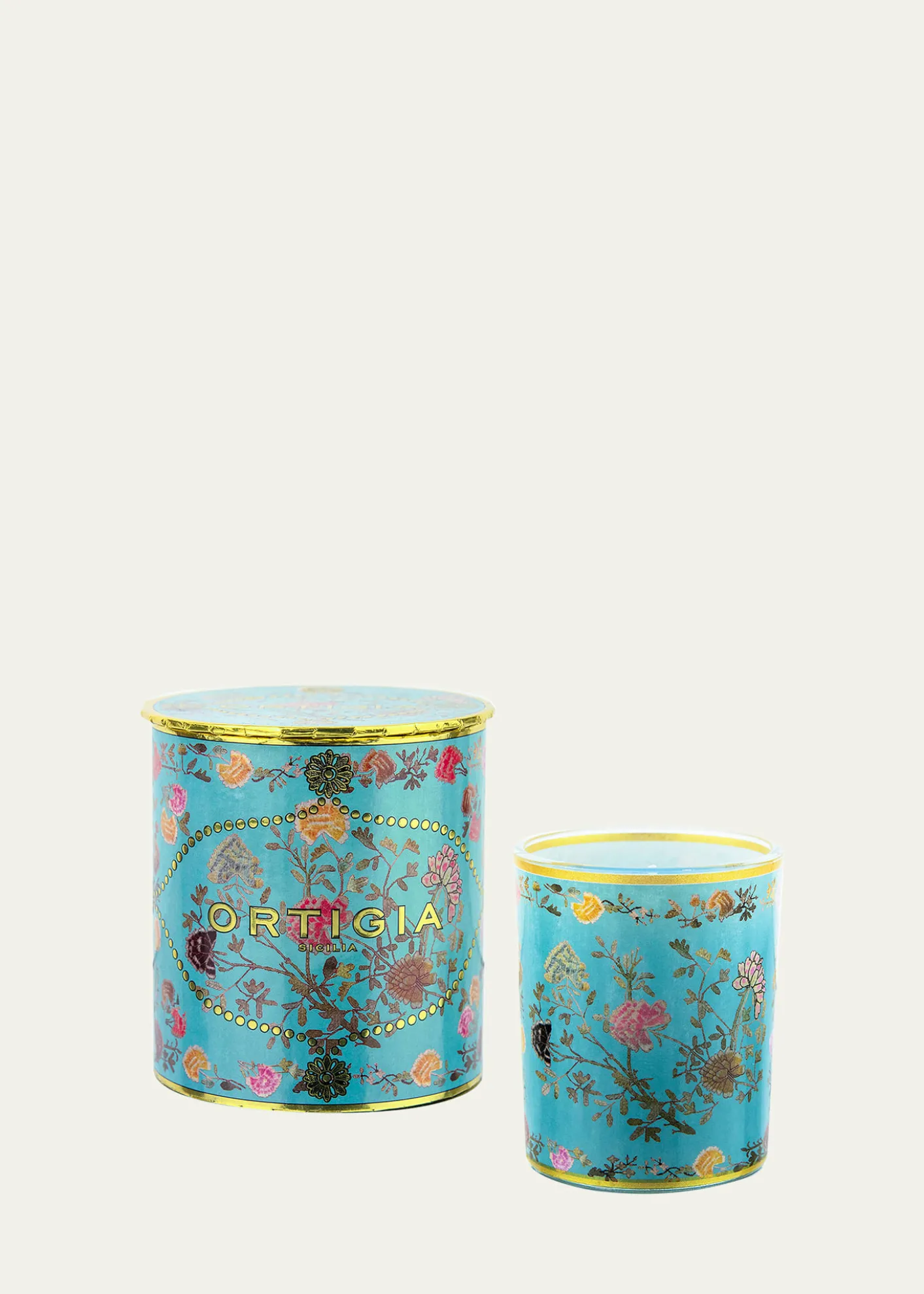 OrtigiaFlorio Decorated Candle