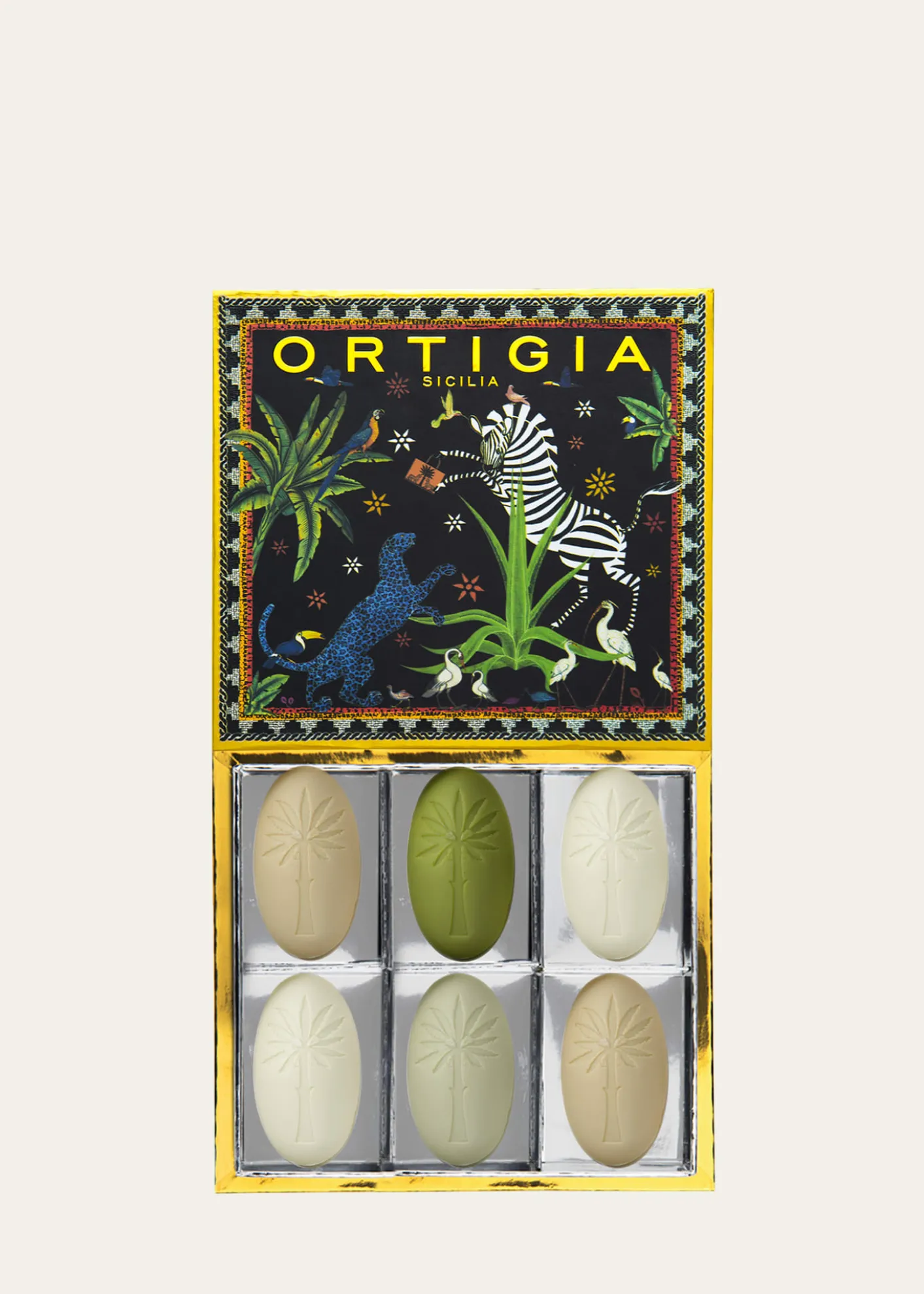 OrtigiaJungle Soap Set, 6 x 0.8 oz.