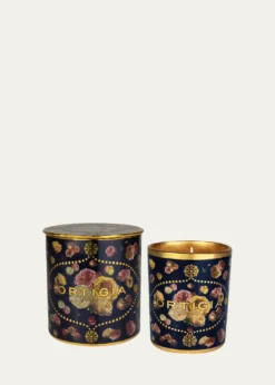 OrtigiaRose Antiche Decorated Candle, 5.3 oz.