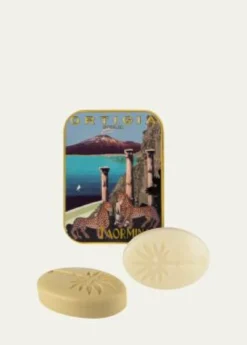 OrtigiaTaormina City Bar Soap Tin, 2 x 0.9 oz.