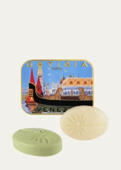 OrtigiaVenezia City Bar Soap Tin, 2 x 0.9 oz.