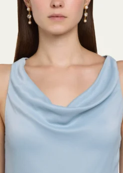 Oscar de la RentaCrystal Prong Drop Earrings