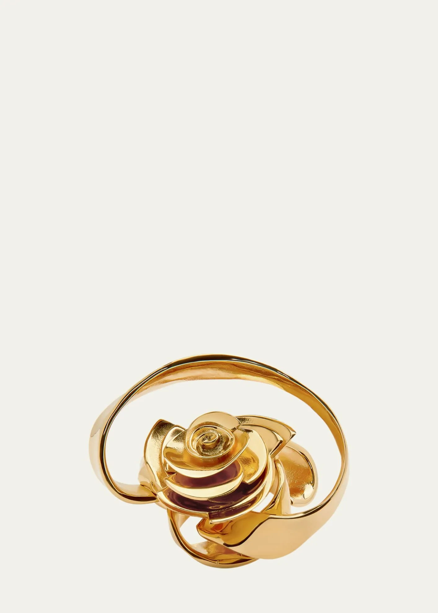 Oscar de la RentaGeometric Rose Ring