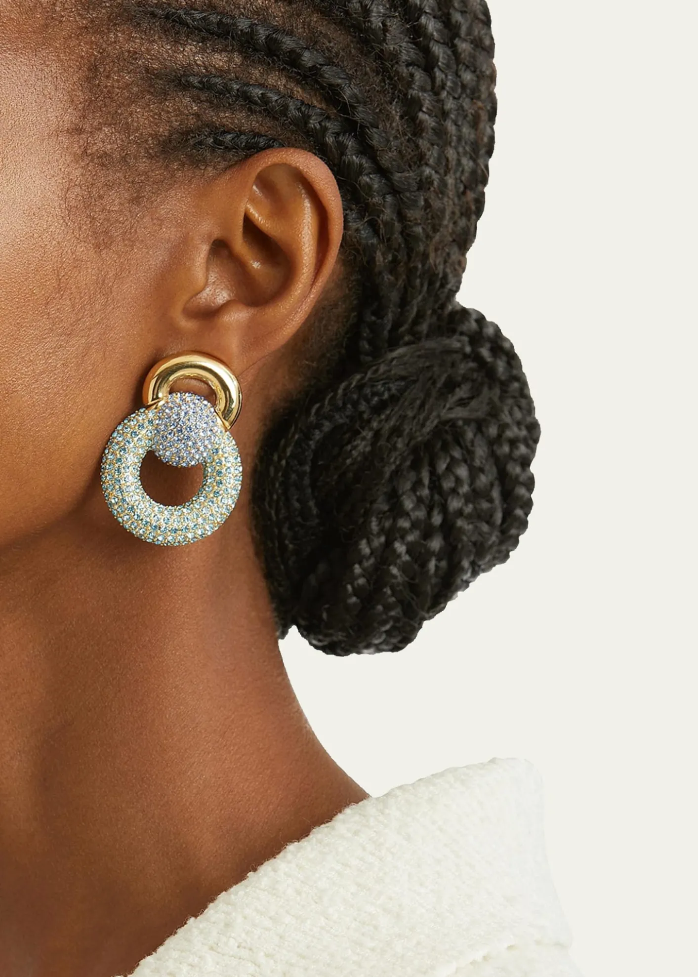 Oscar de la RentaRhinestone Drop Earrings