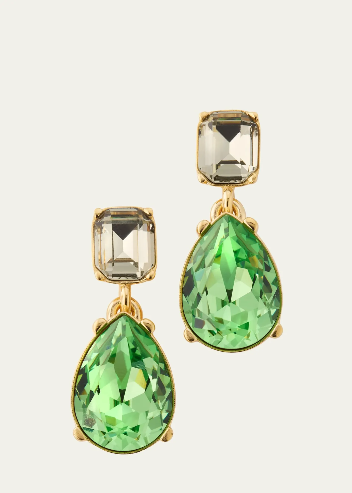 Oscar de la RentaCrystal Drop Earrings