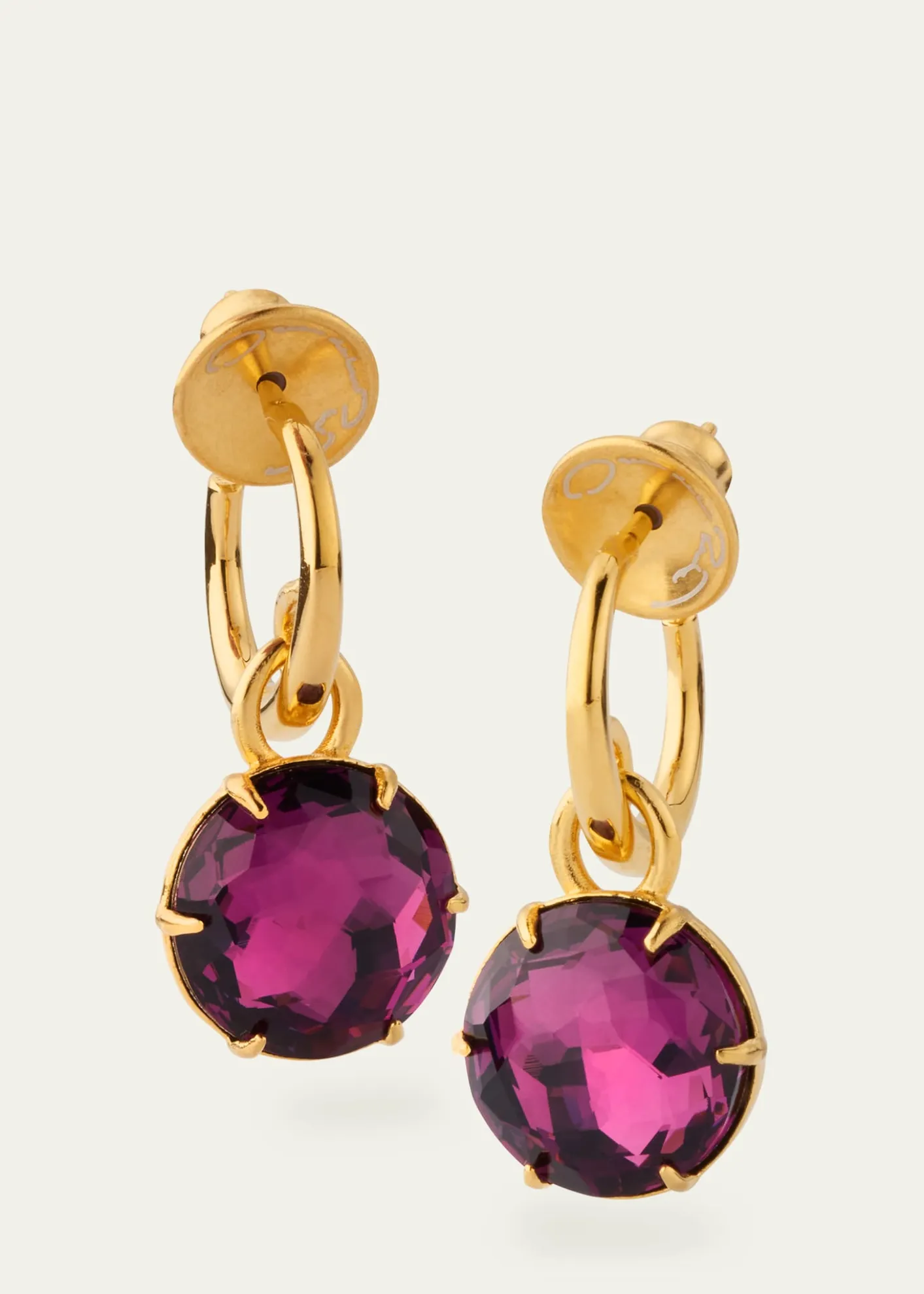 Oscar de la RentaCrystal Mini Hoop Earrings