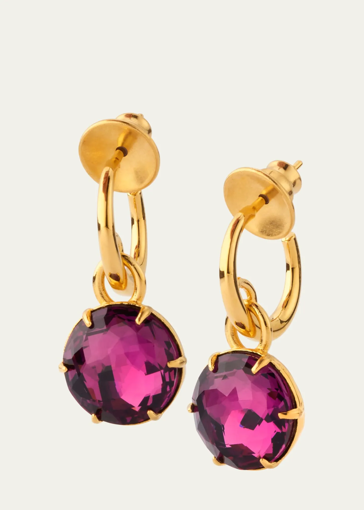 Oscar de la RentaCrystal Mini Hoop Earrings